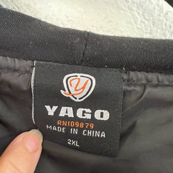 Y2K Cyber Goth Yago Brand Jesse Pinkman Baggy Grunge Skate Zip Hooded Jacket 2XL - Picture 4 of 9